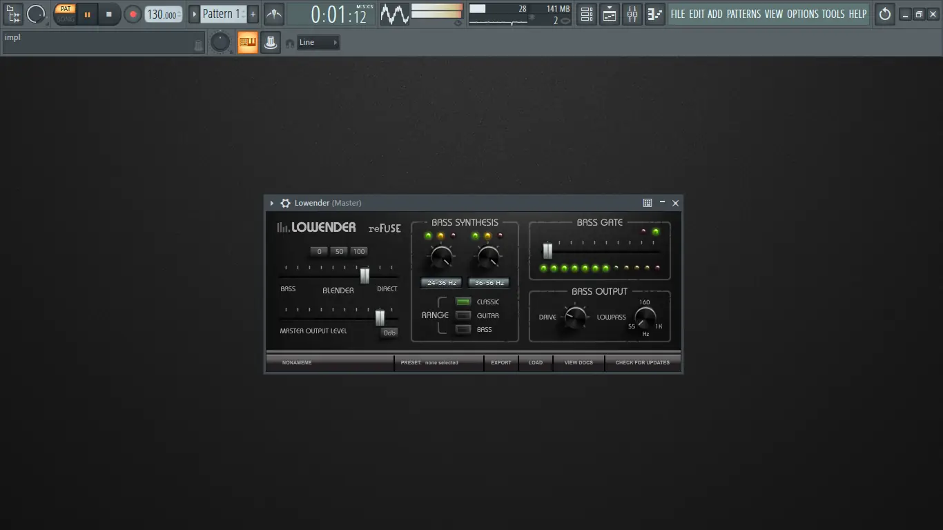 Программный интерфейс reFuse Software - Lowender 1.5.0 VST 3, AAX (x64) [En]