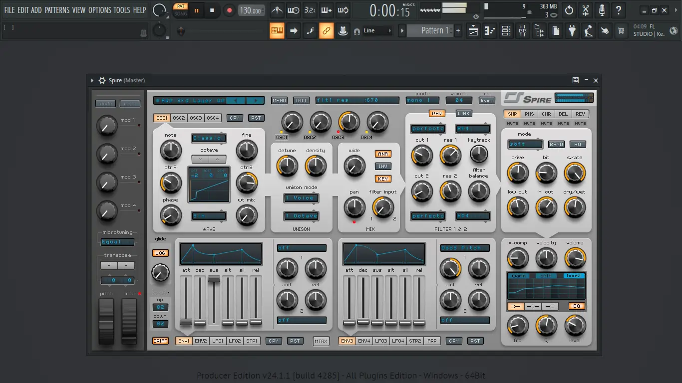 Программный интерфейс Reveal Sound - Spire 1.5.17 VSTi, VSTi 3, AAX (x64) [En]