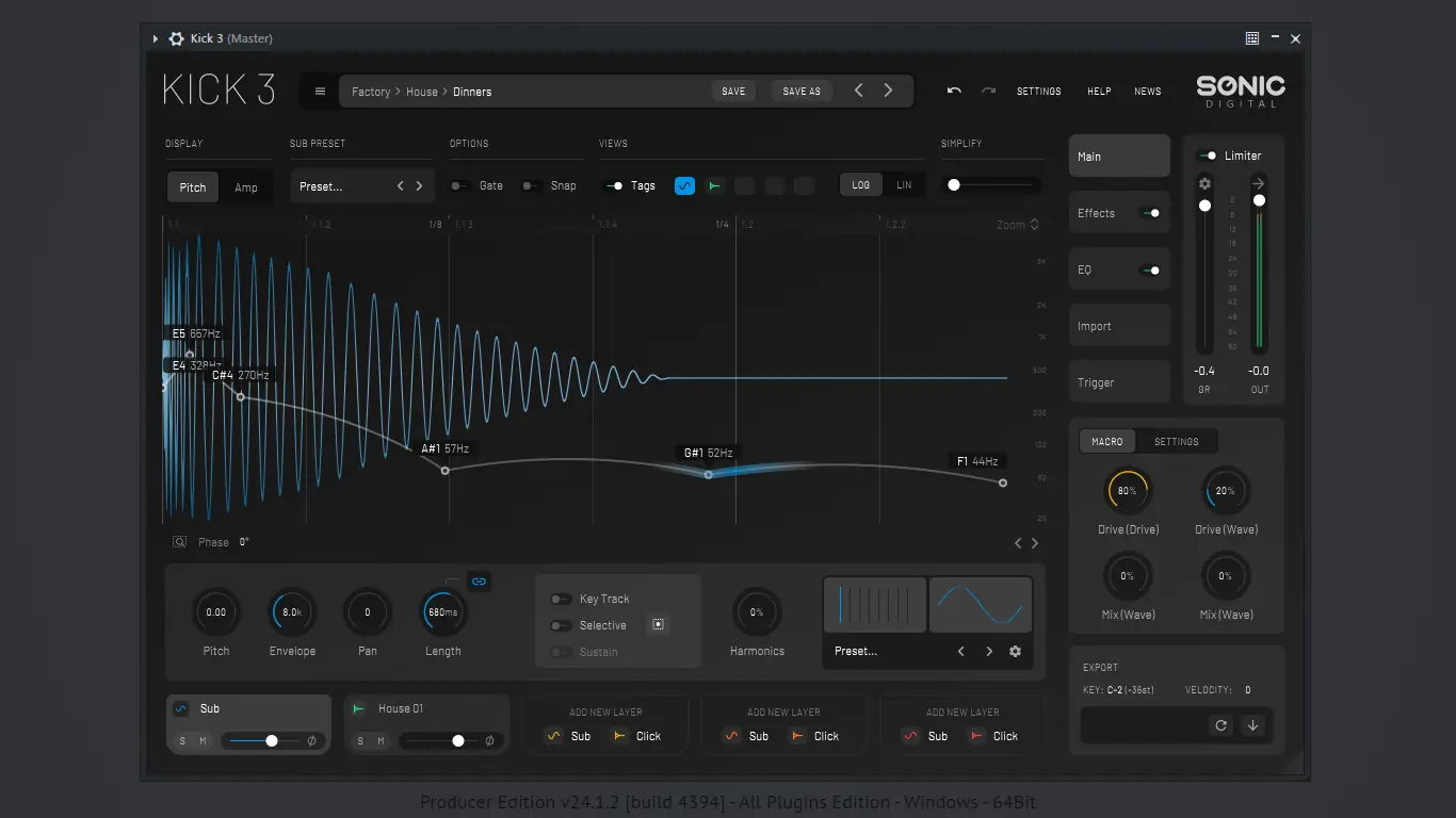 Программный интерфейс Sonic Academy - KICK 3 1.0.0 VSTi 3, AAX (x64) [En]