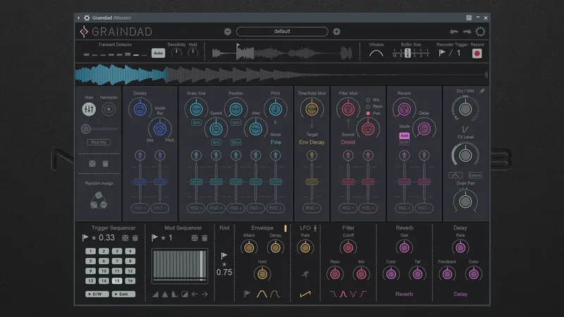 Программный интерфейс Sugar Bytes - Graindad 1.0.4 Standalone, VST, VST 3, AAX RePack by TCD [En]