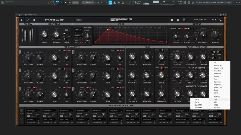 Программный интерфейс Synapse Audio - The Legend HZ 2.0.2 VSTi, VSTi 3, AAX (x64) [En]