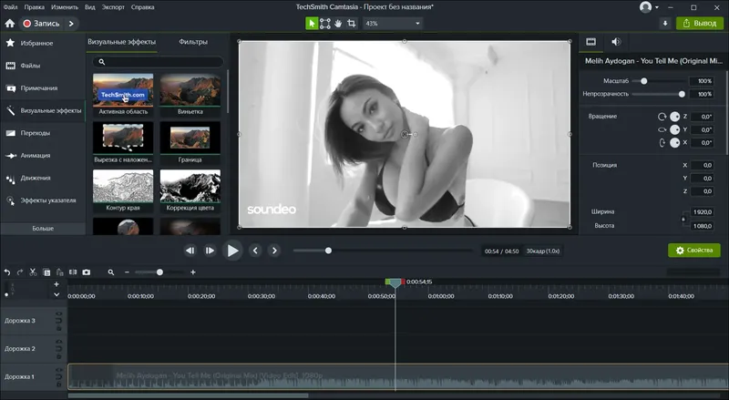 Программный интерфейс TechSmith Camtasia 24.1.4 Build 5797 RePack by elchupacabra [Multi Ru]