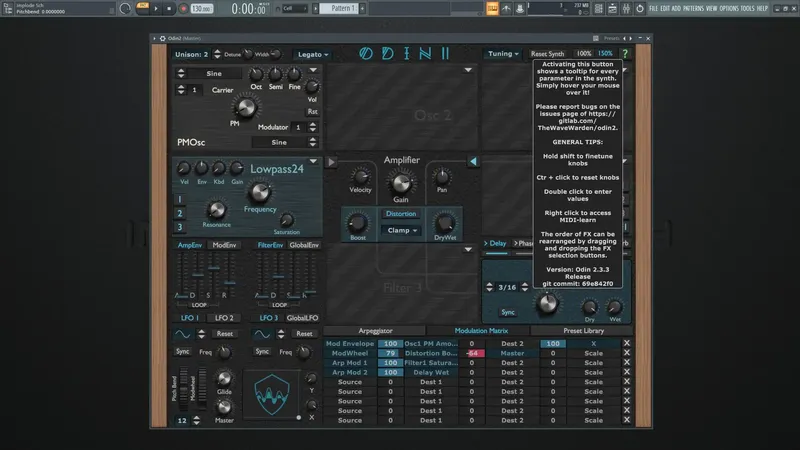 Программный интерфейс TheWaveWarden - Odin 2 2.3.3a VSTi 3, CLAP (x64) [En]