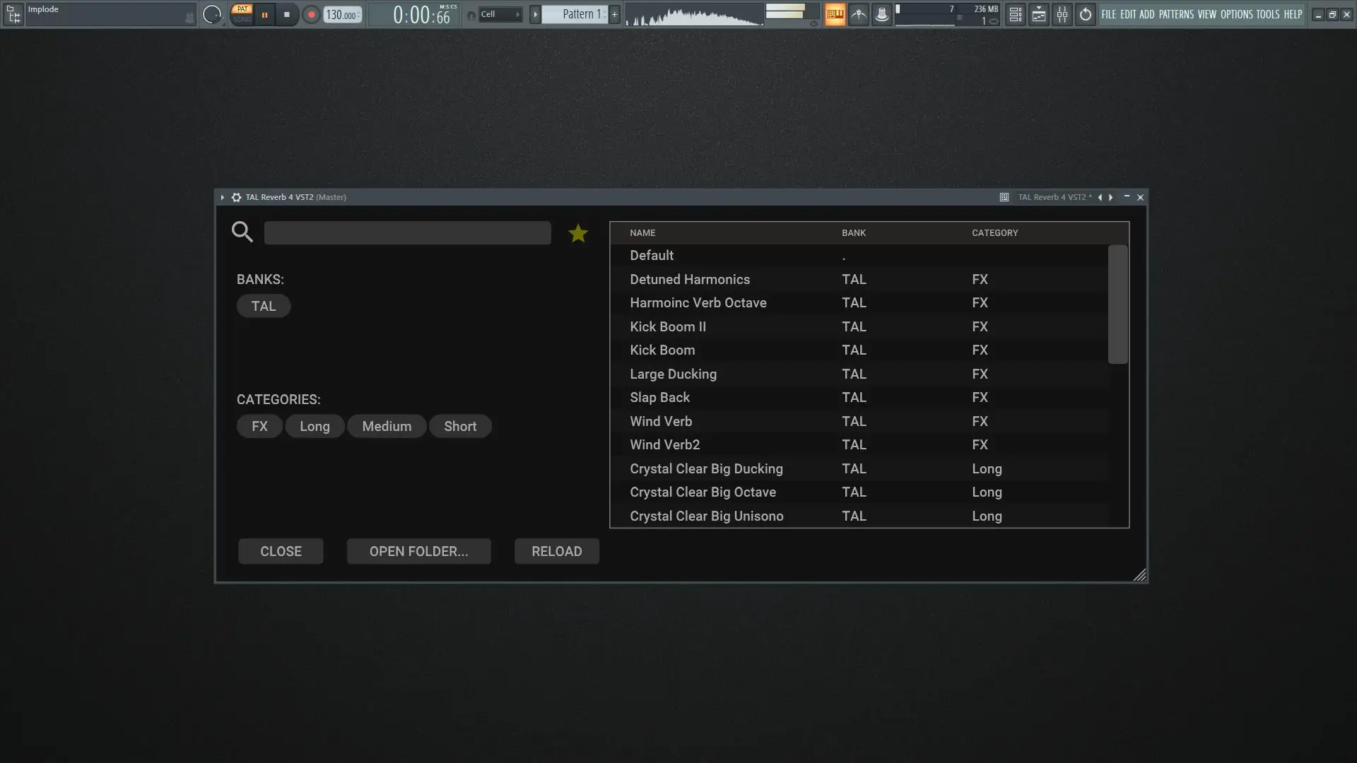 Программный интерфейс Togu Audio - TAL-Reverb-4 3.0.0 VST, VST 3 (x64) [En]