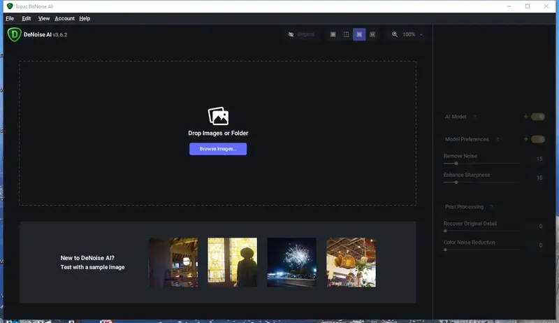 Программный интерфейс Topaz DeNoise AI 3.6.2 RePack (& Portable) by elchupacabra [En]