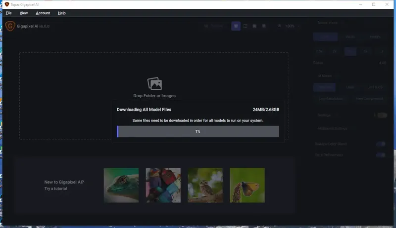 Программный интерфейс Topaz Gigapixel AI 6.0.0 RePack (& Portable) by TryRooM [En]