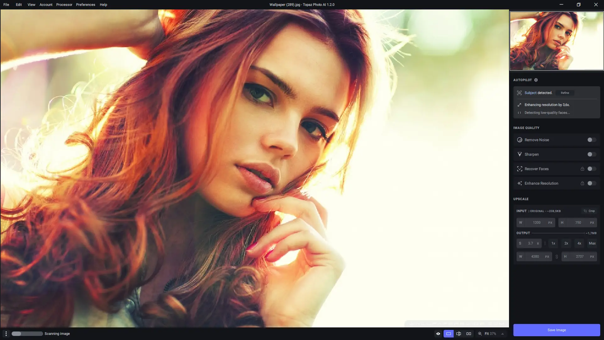 Программный интерфейс Topaz Photo AI 1.2.0 RePack (& Portable) by TryRooM [En]