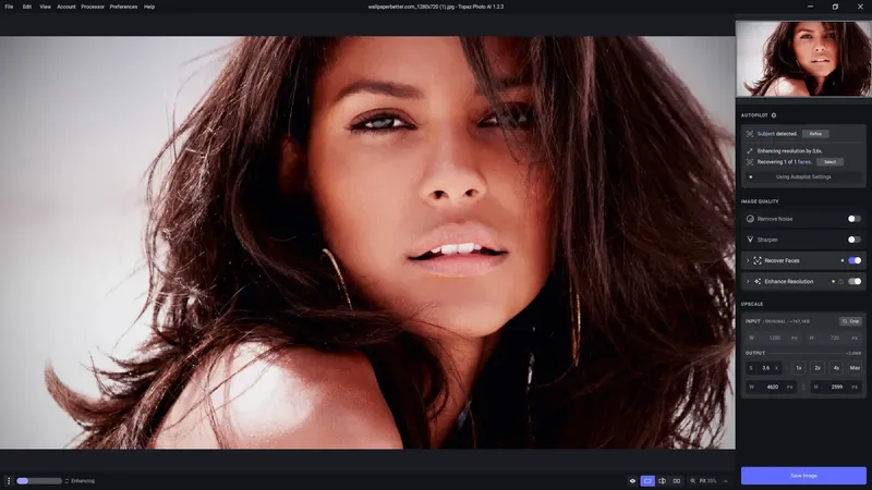 Программный интерфейс Topaz Photo AI 1.2.2 (x64) RePack (& Portable) by elchupacabra [En]