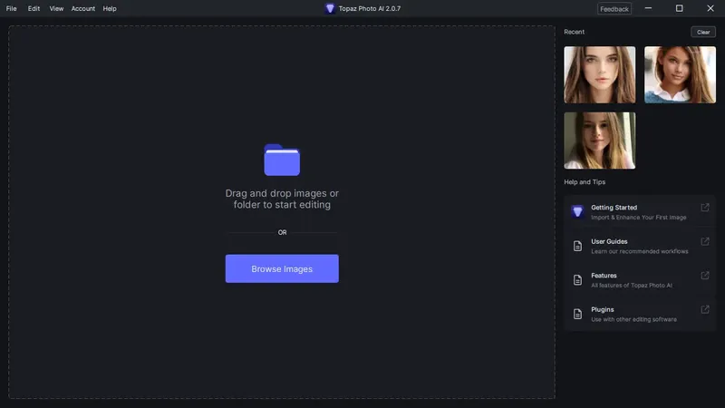 Программный интерфейс Topaz Photo AI 2.0.7 (x64) RePack by KpoJIuK [En]