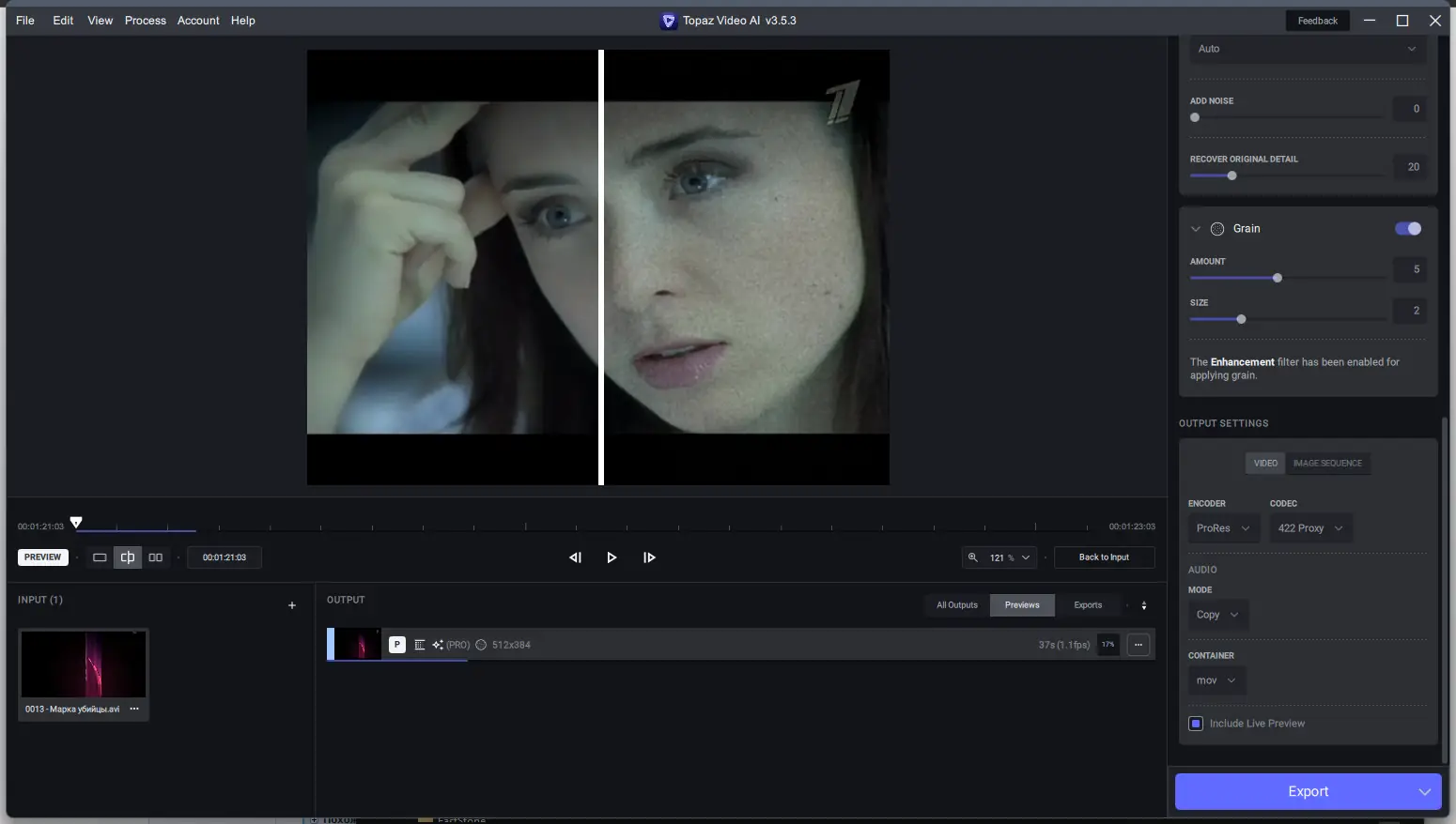 Программный интерфейс Topaz Video AI 3.5.3 RePack (& Portable) by TryRooM [En]