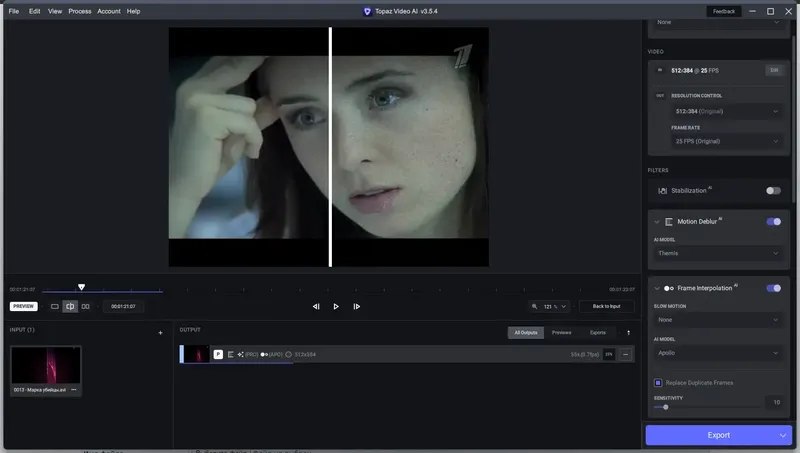 Программный интерфейс Topaz Video AI 3.5.4 RePack (& Portable) by elchupacabra [En]