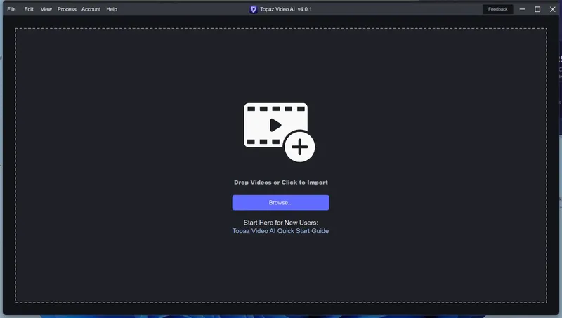 Программный интерфейс Topaz Video AI 4.0.1 (x64) RePack by KpoJIuK [En]