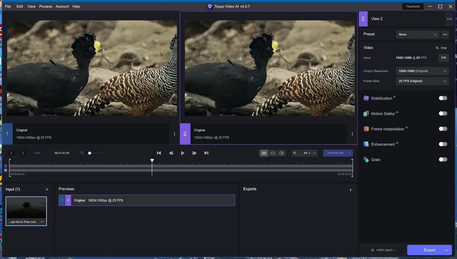 Программный интерфейс Topaz Video AI 4.0.7 (x64) RePack by KpoJIuK [En]