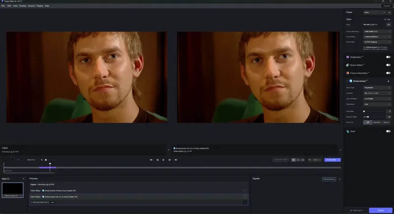 Программный интерфейс Topaz Video AI 4.1.1 RePack (& Portable) by elchupacabra [En]
