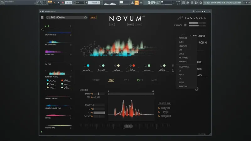 Программный интерфейс Tracktion Software Dawesome - Novum 1.08 VSTi 3 (x64) RePack by MORiA + Content [En]