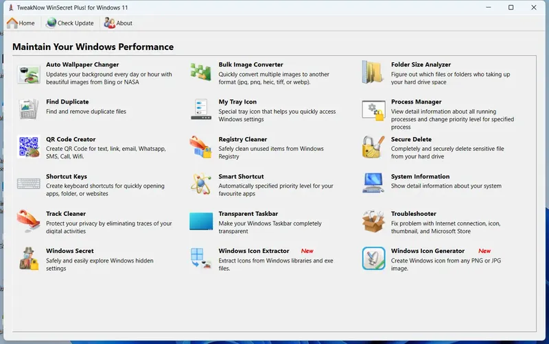 Программный интерфейс TweakNow WinSecret Plus! 4.7.0 RePack (& Portable) by elchupacabra [En]