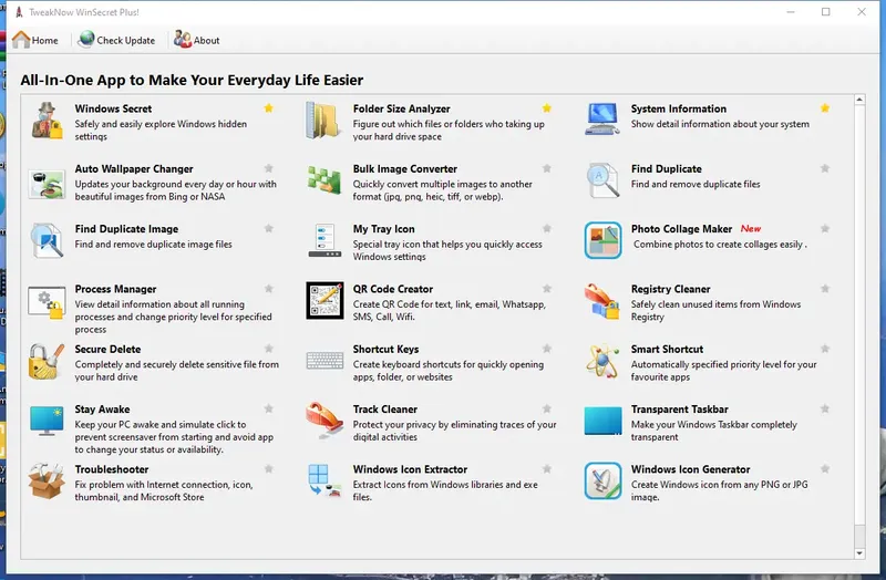 Программный интерфейс TweakNow WinSecret Plus! 5.2.0 RePack (& Portable) by elchupacabra [En]