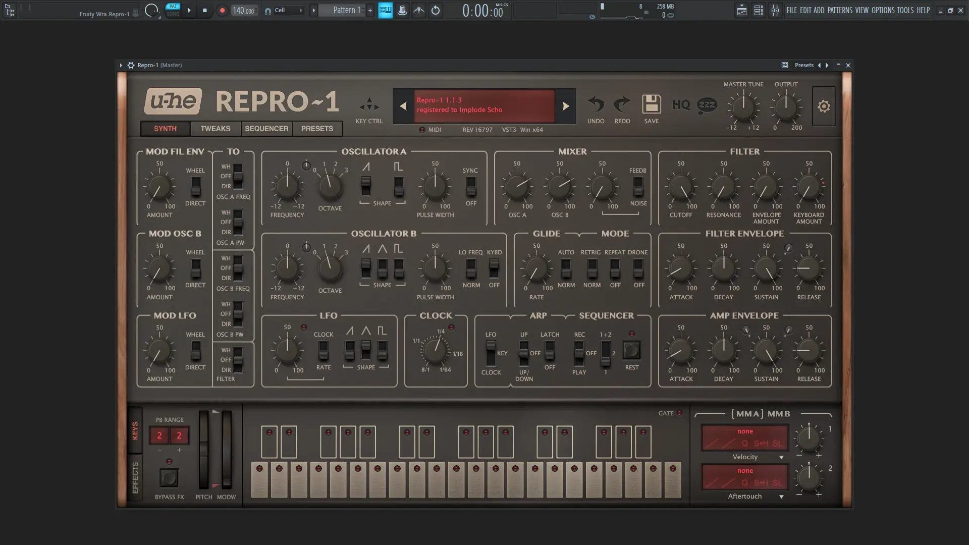 Программный интерфейс U-he - Repro-1 1.1.3 VSTi, VSTi 3, AAX, CLAP (x86 x64) [En]