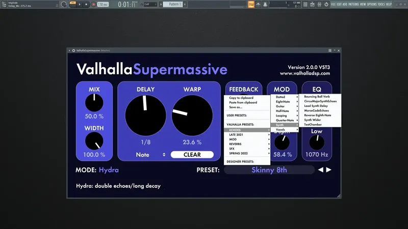 Программный интерфейс Valhalla DSP - Valhalla Supermassive 2.0.0 VST, VST3, AAX (x64) [En]