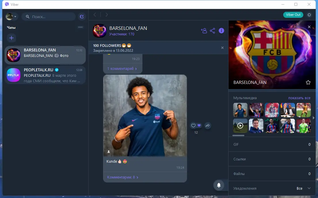 Программный интерфейс Viber 18.7.0.0 (x64) RePack (Portable) by Dodakaedr [Multi Ru]