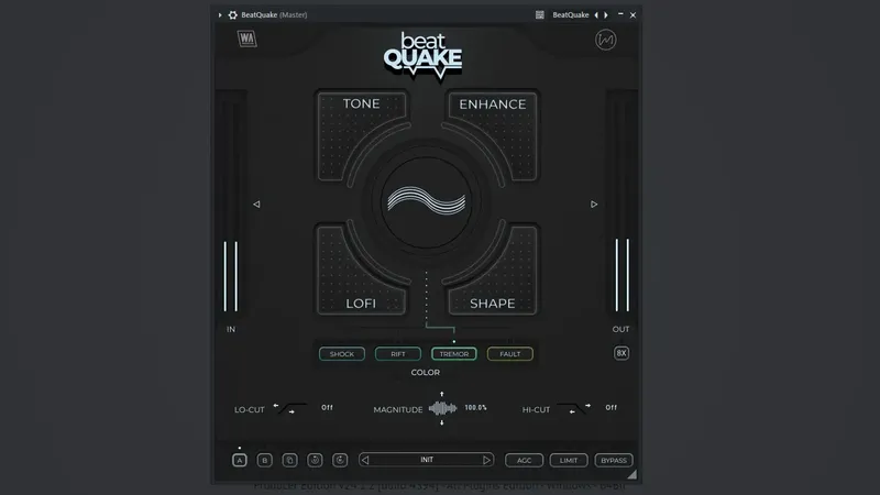 Программный интерфейс W.A. Production - BeatQuake 1.0.0 VST, VST3, AAX (x86 x64) [En]