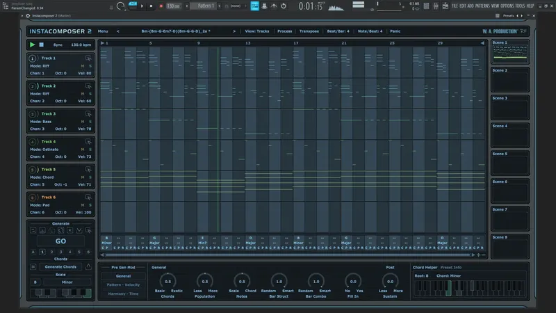 Программный интерфейс W.A. Production - Instacomposer 2 2.0.2.250425 VSTi, VSTi 3, AAX (x86 x64) RePack by TCD [En]