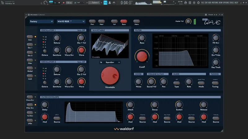 Программный интерфейс Waldorf - Microwave 1 1.1.0 VSTi, VSTi 3, AAX (x64) [En]