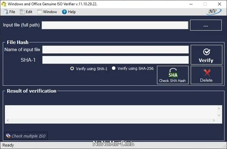 Программный интерфейс Windows and Office Genuine ISO Verifier 11.10.29.22 Portable [En]
