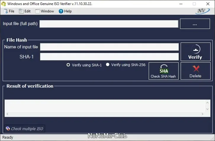 Программный интерфейс Windows and Office Genuine ISO Verifier 11.10.30.22 Portable [En]