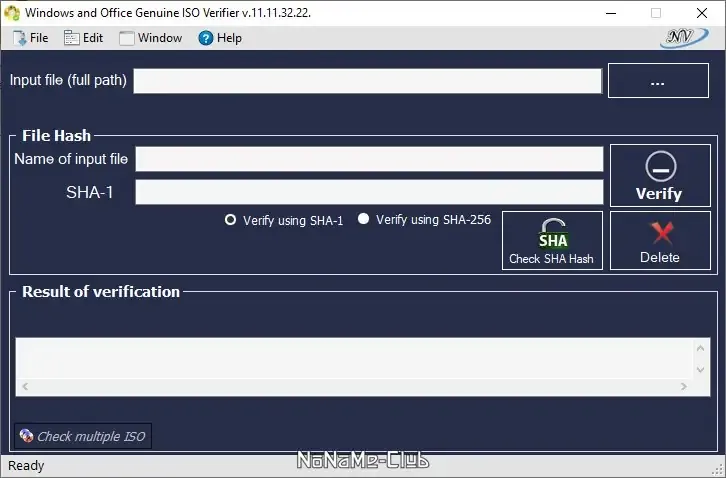 Программный интерфейс Windows and Office Genuine ISO Verifier 11.11.32.22 Portable [En]