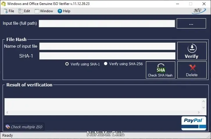 Программный интерфейс Windows and Office Genuine ISO Verifier 11.12.39.23 Portable [En]