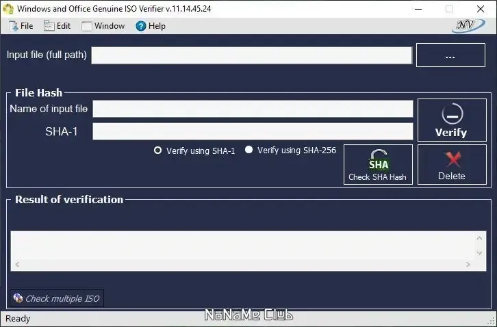 Программный интерфейс Windows and Office Genuine ISO Verifier 11.14.45.24 Portable [En]