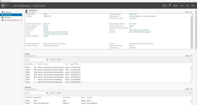 Программный интерфейс Windows Server 2025 Beta builds 23H2 26010.1000 [EN] (Updated January 2024) 23H2 26010.1000 Prerelease 231201-1336 [En]