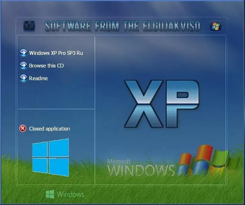 Программный интерфейс Windows XP Pro SP3 x86 Elgujakviso Edition v10.06.14 (2014) Русский