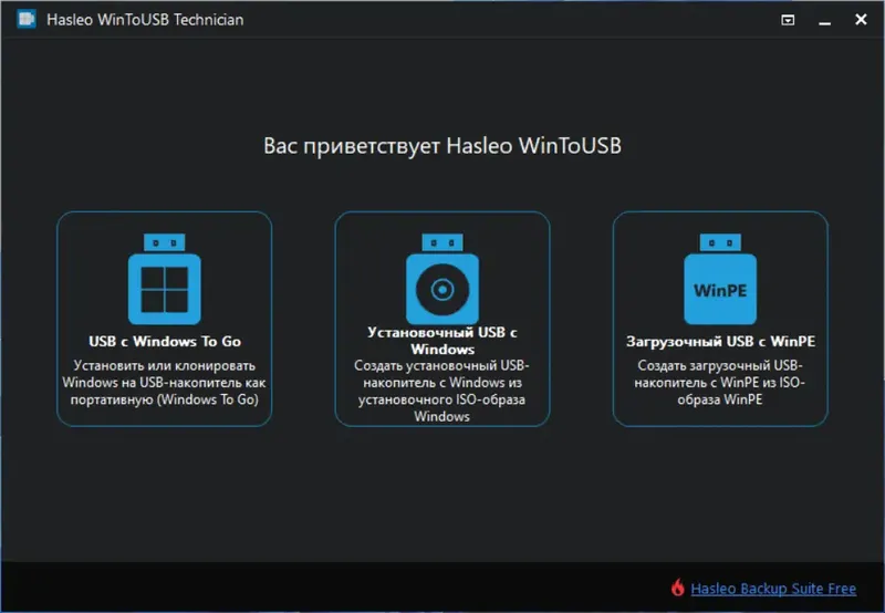 Программный интерфейс WinToUSB Technician 7.9 Release 1 RePack (& Portable) by elchupacabra [Multi Ru]