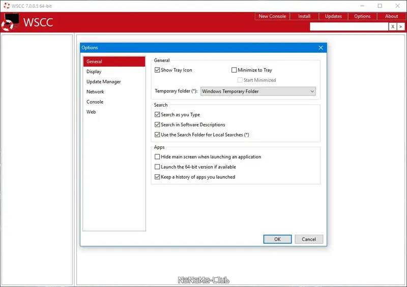 Программный интерфейс WSCC (Windows System Control Center) 7.0.0.5 + Portable [En]