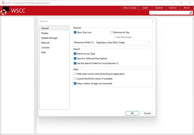 Программный интерфейс WSCC (Windows System Control Center) 7.0.0.8 + Portable [En]