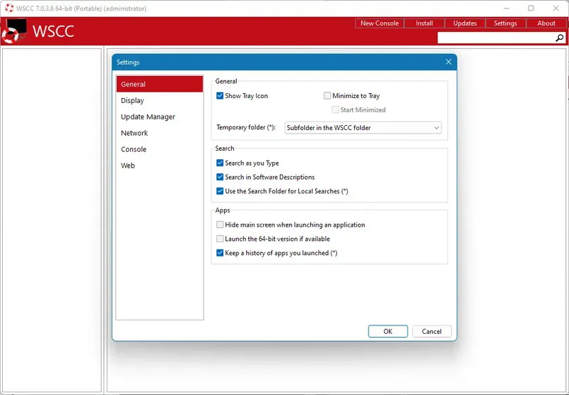 Программный интерфейс WSCC (Windows System Control Center) 7.0.3.6 + Portable [En]