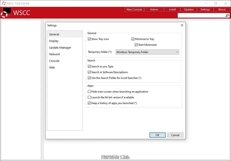 Программный интерфейс WSCC (Windows System Control Center) 7.0.6.3 + Portable [En]