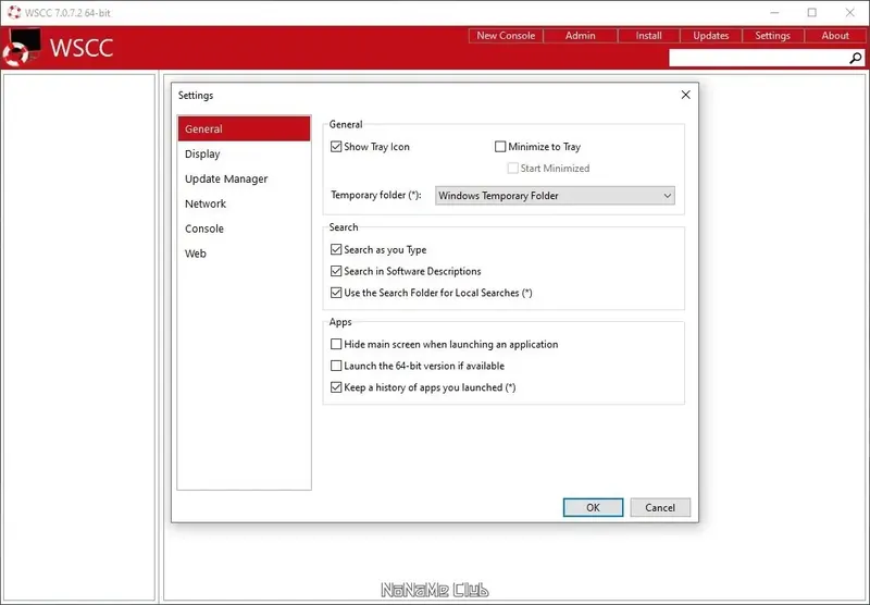 Программный интерфейс WSCC (Windows System Control Center) 7.0.7.2 + Portable [En]