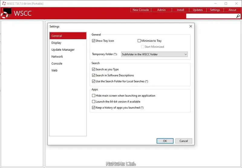 Программный интерфейс WSCC (Windows System Control Center) 7.0.7.5 + Portable [En]