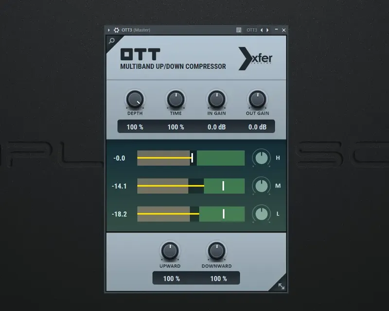Программный интерфейс Xfer Records OTT 1.35 VST, VST3, AAX [En]