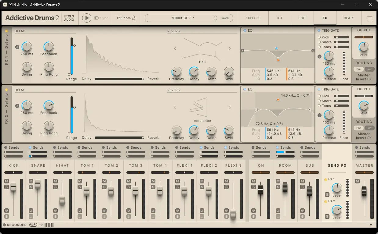 Программный интерфейс XLN Audio - Addictive Drums 2 Complete 2.5.2.1 STANDALONE, VSTi, VSTi 3, AAX (x64) [En]