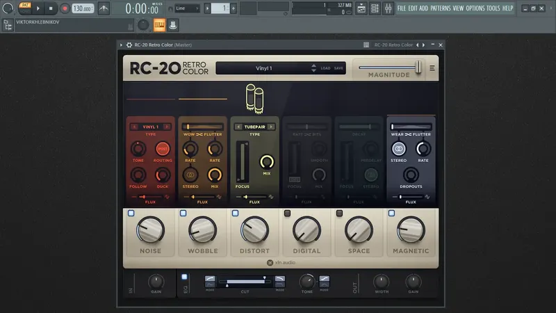 Программный интерфейс XLN Audio - RC-20 Retro Color 1.2.6.2 VST, AAX (x64) [En]