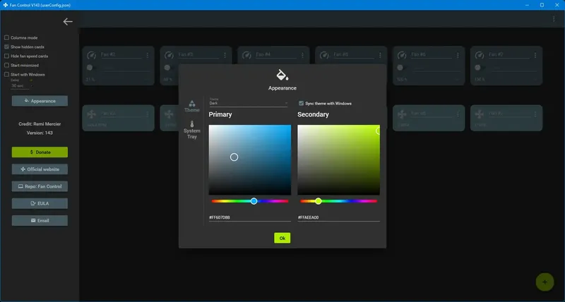 Работа с приложением