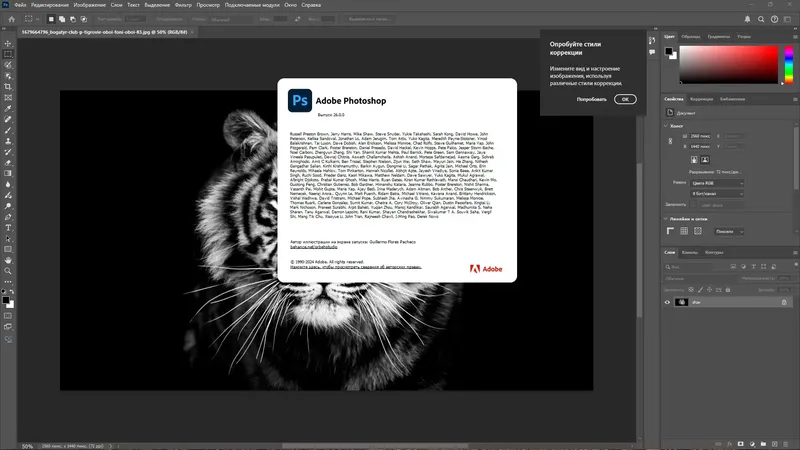 Работа с приложением