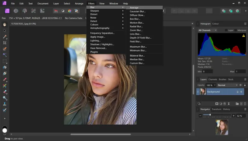 Работа с приложением