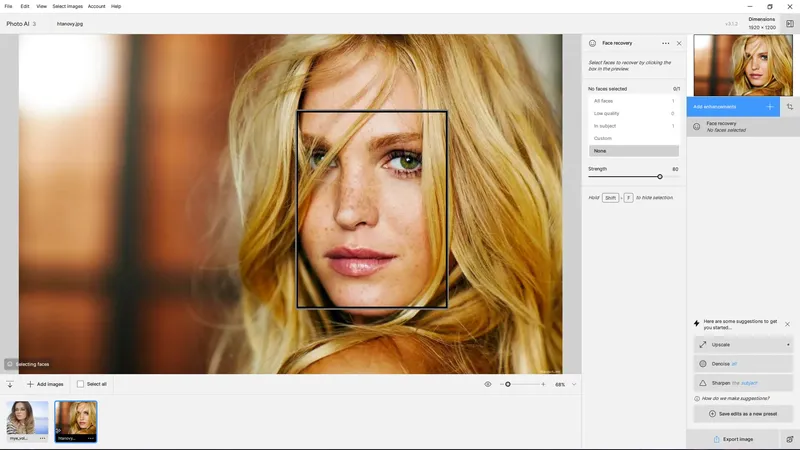 Работа с приложением