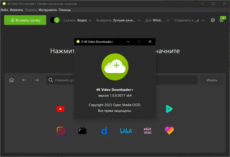 Установка 4K Video Downloader+ 1.0.0.0017 RePack (& Portable) by elchupacabra [Multi Ru]