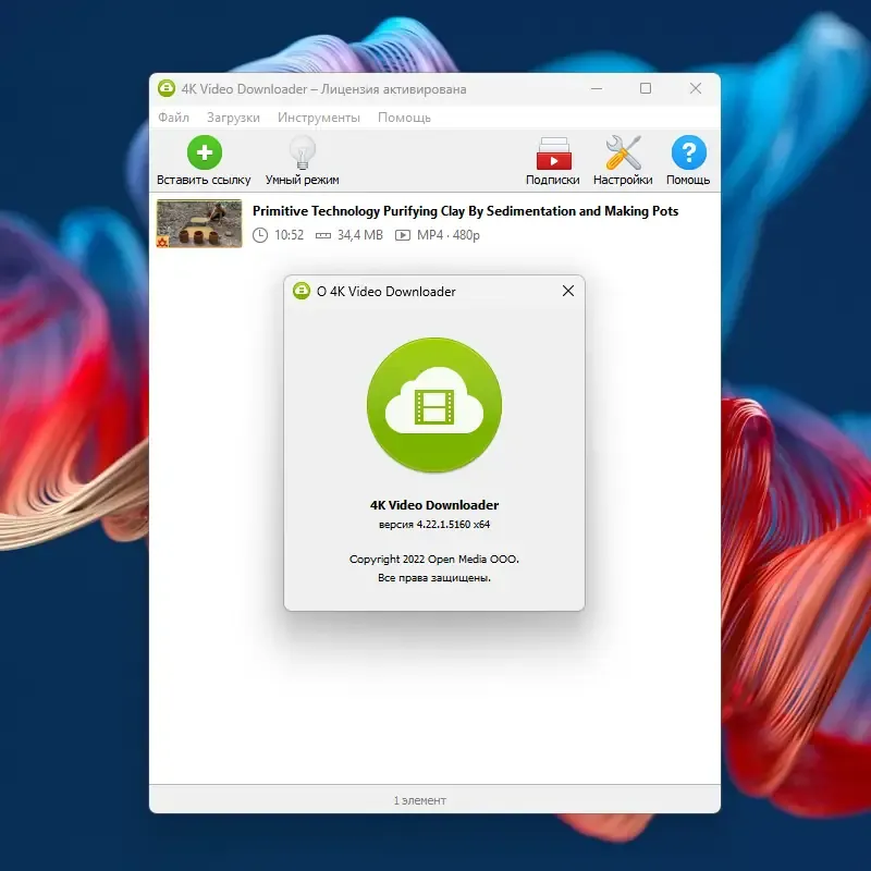 Установка 4K Video Downloader 4.22.1.5160 RePack (& Portable) by Dodakaedr [Ru En]